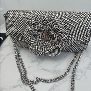 Authentic Ralph Lauren Black and White Women's Bag